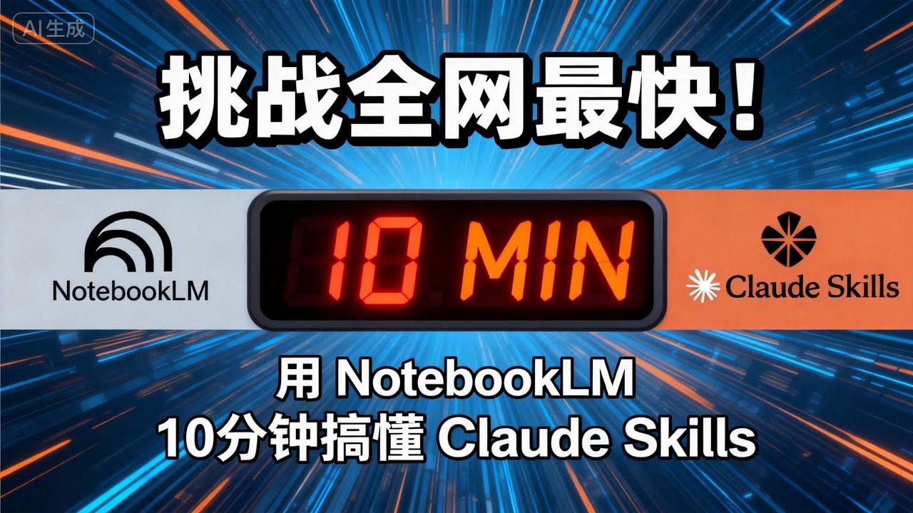 2026年的 NotebookLM🔥 也太强了！10分钟速通 Claude Skills