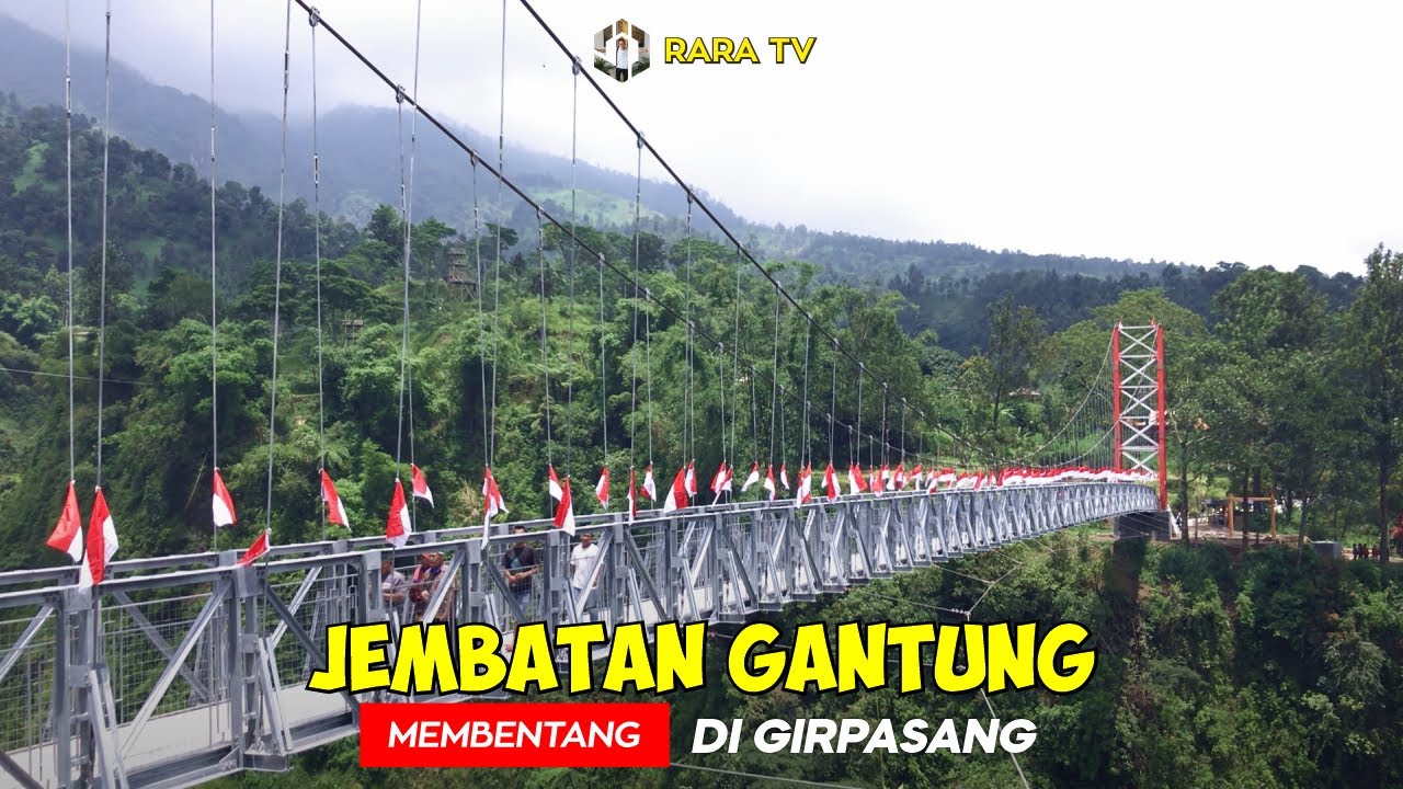 Mencoba Jembatan Gantung Bergoyang Di Girpasang Klaten