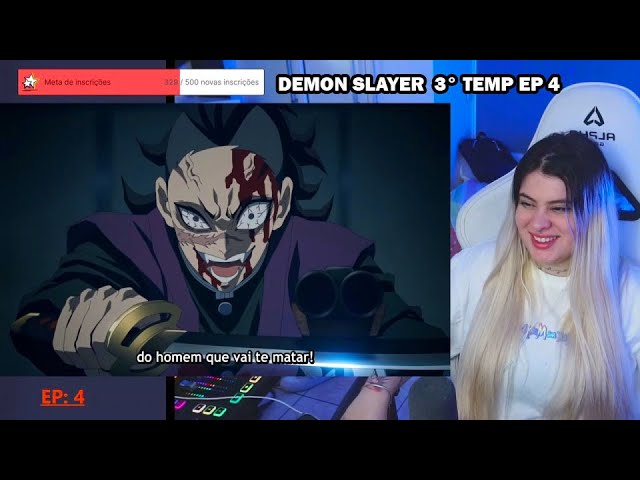 GENYA E NEZUKO MITANDO! - React Demon Slayer EP 4 temporada 3