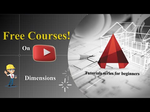 AutoCAD Basics | Annotation Panel | DIMENSIONS
