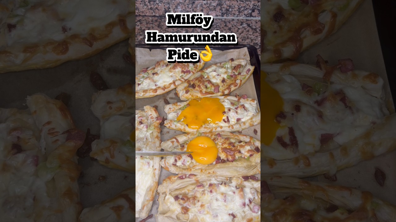 Sahurda tok tutacak milföy pide #pratiktarifler 👌😋
