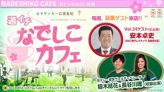 INAC神戸 安本社長、日テレ 籾木選手・長谷川選手とリモートトーク！｜【週イチ なでしこカフェ】2020.04.23