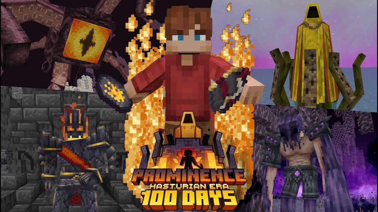 Mình Trở Thành Bậc Thầy Võ Thuật Trong 100 Ngày Minecraft Prominence 2 Hasturian Era