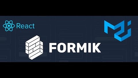 03 Hook de formik, handleChange e initialValues de formik   Formik + Material UI + React