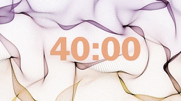 40 minutes Timer - 2400 Seconds Countdown (Color swing)