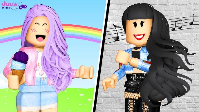 Roblox - GAROTA ARCO-ÍRIS vs GAROTA KAWAII (Batalha de Looks