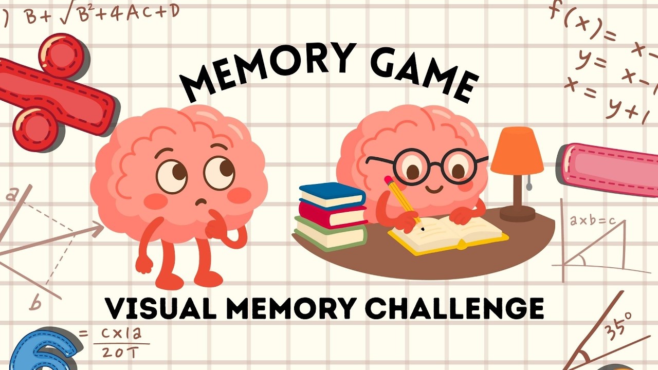 Memory Game-Visual Memory Challenge-Brain Games for Children