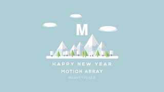 Minimal Landscape Logo After Effects Templates