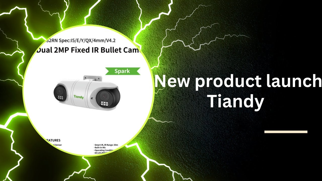 New product launch for tiandy Dual 2mp fixed ir bullet camera 1 - YouTube