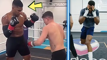 Anthony Joshua training for Oleksandr Usyk rematch. Joshua Highlights Training Hd BOXING