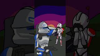 Red and Blue  #animation #starwars #clonewars