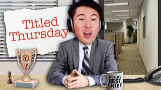 Full Eric FIGHTS for a PODIUM FINISH from his personal OFFICE! | Titled Thursday News