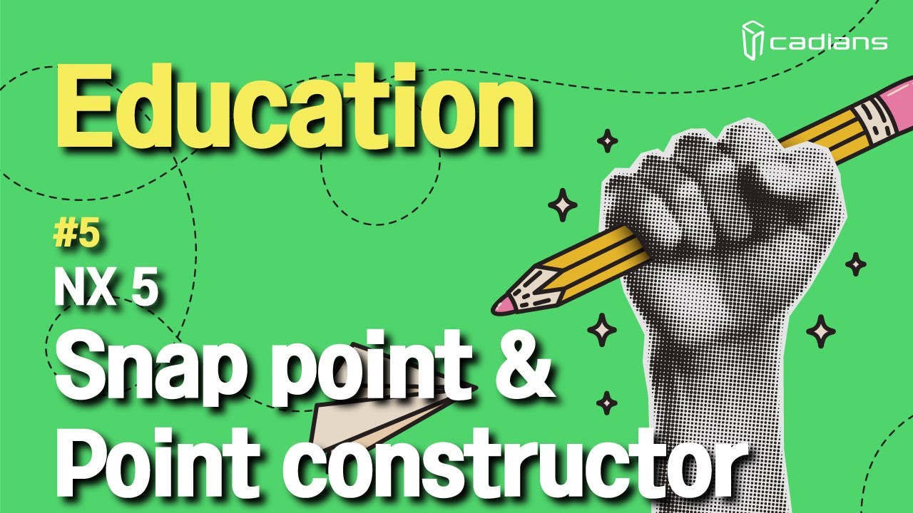 [NX 5 동영상 교육]05. Snap point & Point constructor , Point - YouTube