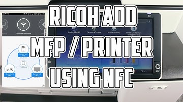Ricoh Connector app Add MFP using NFC