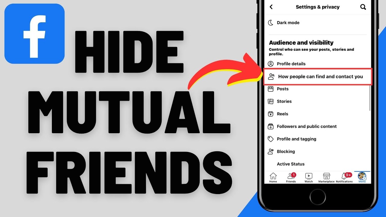 How to Hide Mutual Friends On Facebook (iOS & Android) YouTube