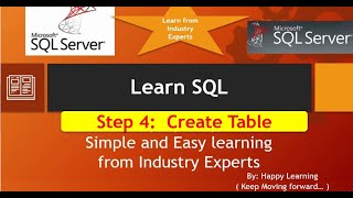How to create a table in SQL Server | Create table with Primary key & set Identity and Seed values
