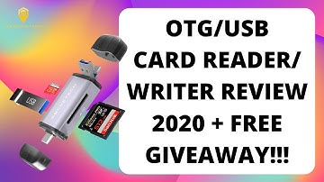 OTG/USB Multifunction Card Reader/Writer | FREE GIVEAWAY 💻