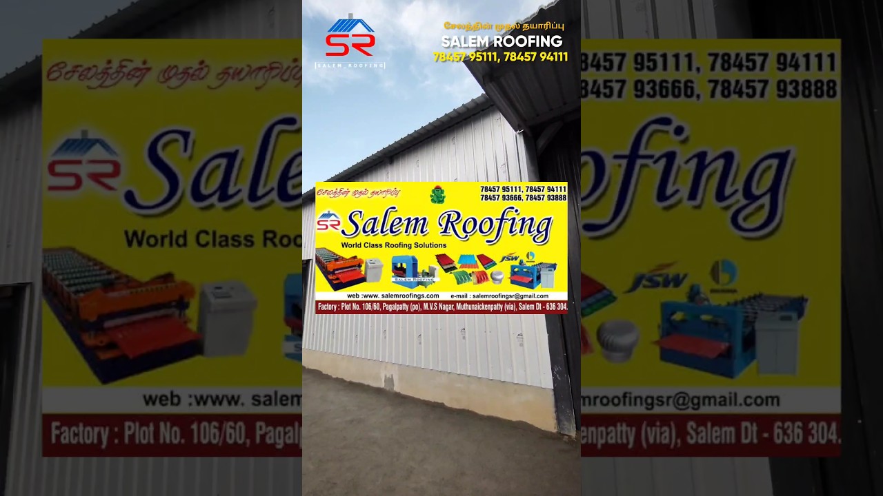 SALEM ROOFING High Quality Metal Roofing Sheet Manufacturer in Salem