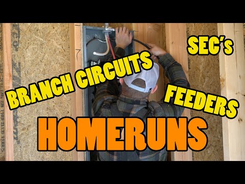 Homeruns, Feeders, Service Entrance Conductors, & Branch Circuits