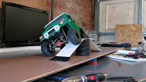 Modified WPL C44KM Drilled Shocks flex test