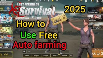 How to use free auto farming 2025 || last day rule survival || last lsland of survival