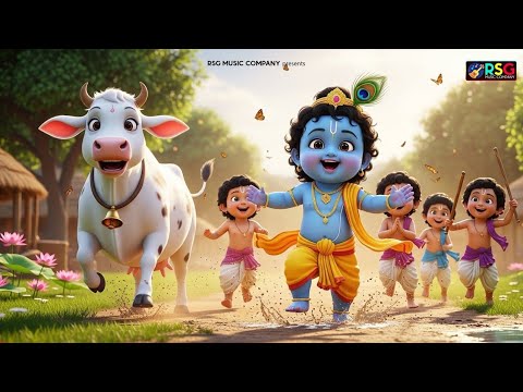 छोटी छोटी गैया छोटे छोटे ग्वाल। Choti Choti Gaiya Chote Chote Gwal। #kanha #krishna #krishnabhajan