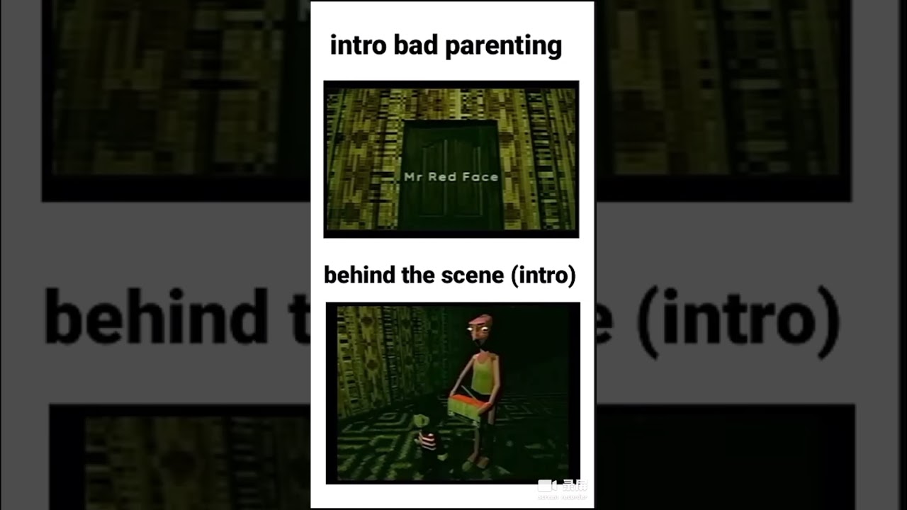 Behind the scene of bad parenting’s intro 