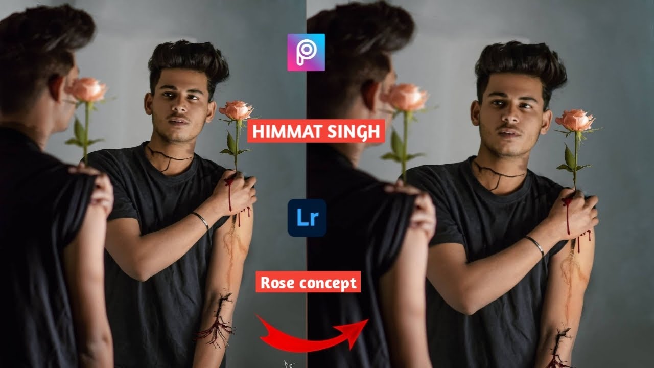 Himmat Singh new Rose photo editing | himmat Singh new photo editing | himmat Singh picsart tutorial