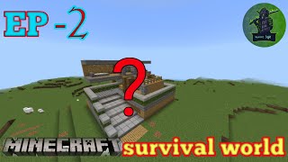 I make to house in my survival world | EP-2 | #minecraft