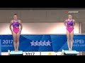 Taipei2017 Anastasia Nedobiga & Diana Shelestyuk (3m synchro)