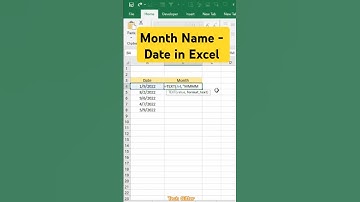Convert Month Name to Date in Excel 📅 (Smart Trick!