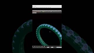 CAD Micro Setting: Diamond Ring Design 💍 #caddesigner #jewelrydesign #matrix9