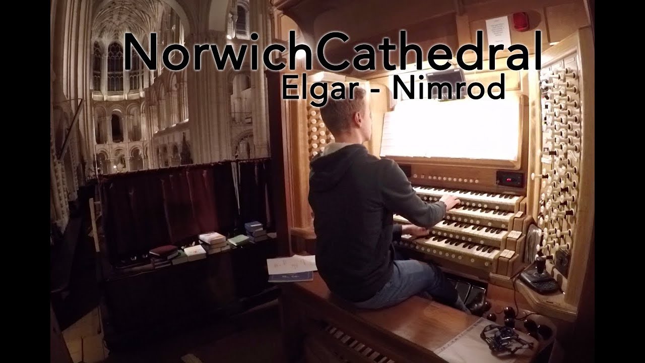 Jonathan Stamp playing on Norwich Cathedral's organ - YouTube
