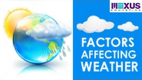 Factors Affecting Weather
