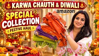 Festive Wear Amazon Kurta Set Haul, Embroidered Kurta Sharara Set, Anarkali Kurta Palazzo Set