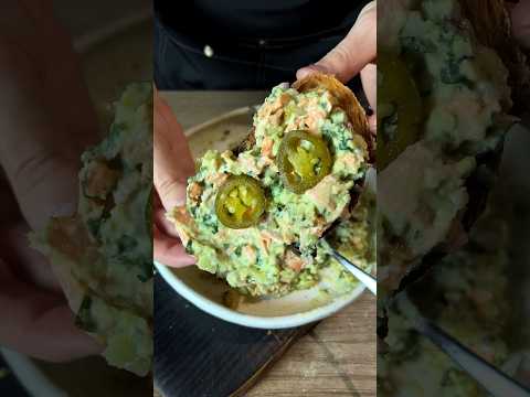 Вкуснейшая намазка - рийет на хрустящем тосте