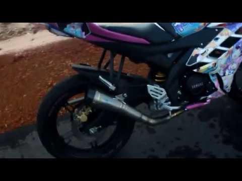 Suara Knalpot Yamaha YZF R15 dengan Knalpot Double 