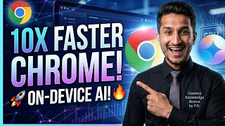 Chrome 10X Faster! 🔥 How Google Built On-Device Gemini AI Into Browser