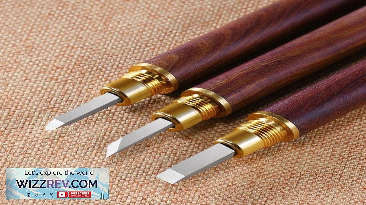 Woodworking Stone Knife Carbide Engraving Chisel Set with Split Stamp Knife Review