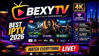 🏆 Best IPTV for Firestick 2026 | BexyTV Review (4K Sports &amp; Live TV)