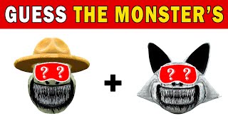 Guess The MONSTER By VOICE and EYES | Zoonomaly | ZOOKEEPER, MONSTER SMILE CAT