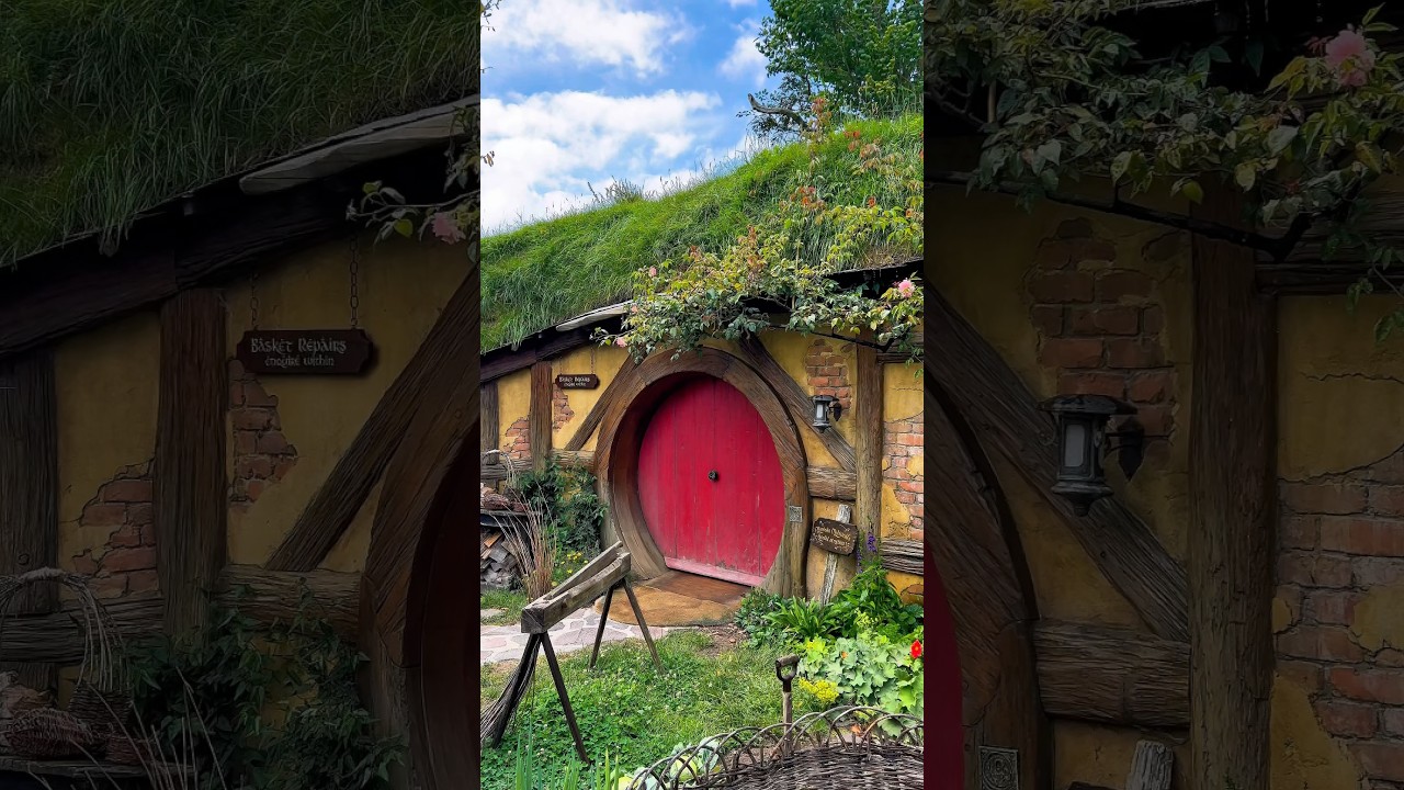 Внутри ДОМA ХОББИТА! Это НАСТОЯЩЕЕ Средиземье! 