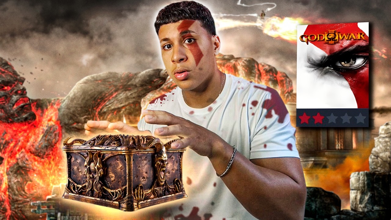 minha experiência com GOD OF WAR 3 pela primeira vez...