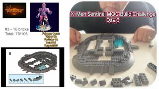 Building a 2,507-Piece X-Men Sentinel… 1 Follower = 1 Brick (Day 3)