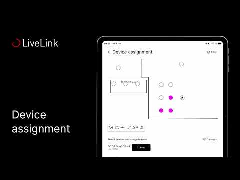 TRILUX LiveLink ONE – How To: Assign Devices in a Building Plan