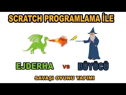 Scratch ile Büyücü vs Ejderha Savaşı Oyunu Yapımı