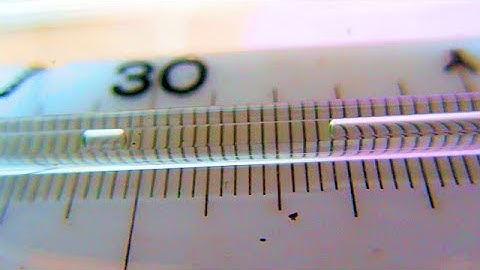 Repairing broken column in thermometer 2