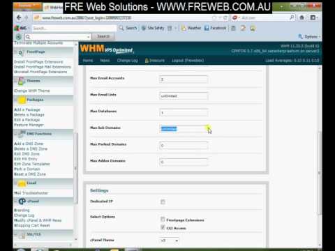 Setting up WHM Cpanel Resellers For The First Time