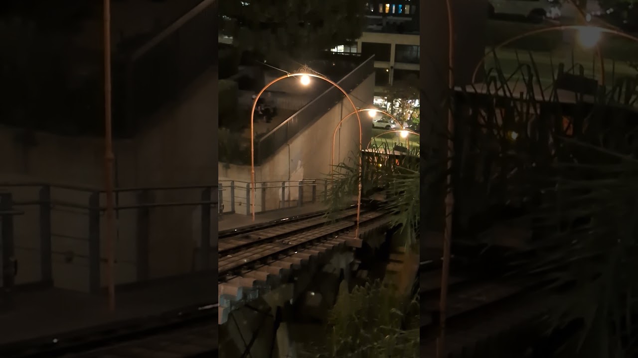 Angels Flight at Night: LA's Historic Railway  #AngelsFlight #LosAngeles #Railway #Funicular #dtla