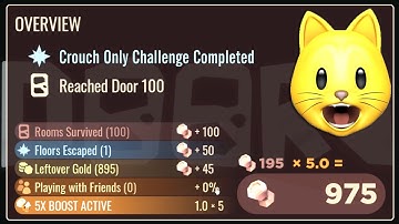 I BEAT ROBLOX DOORS CROUCH-ONLY CHALLENGE!